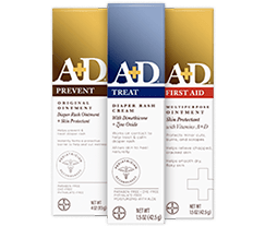 Un collage de los cuatro productos A+D